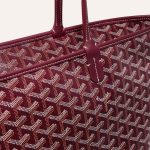 Goyard Artois Tote MM Bordeaux Goyardine Canvas & Chevroches Calfskin Palladium Hardware - Image 3